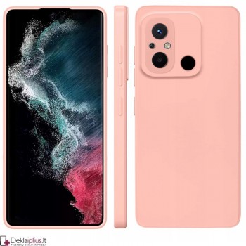 Liquid Air silikoninis dėklas - rausvas (Xiaomi Redmi 12C/11A/Poco C55)
